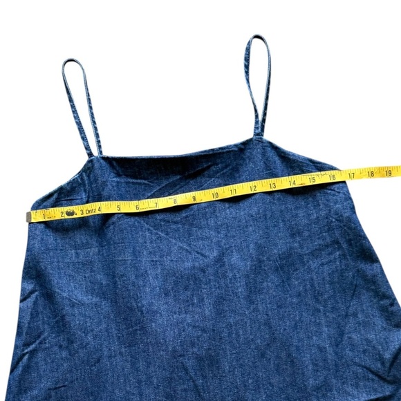 Reba
Leona Denim Square Neck Sleeveless Maxi A-Line Dress Size M - Picture 5 of 9